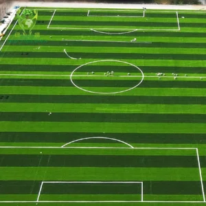 Durable 50mm Football Pitch Turf 6 8 Years Lifespan Synthetic Grass Professional Soccer Field Carpet with Reinforced Backing