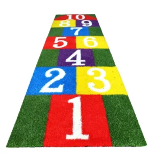 Durable 50mm Green Artificial Turf Carpet Eco Friendly PE PP 30mm for Outdoor Sports Kindergarten Football Simulation Green