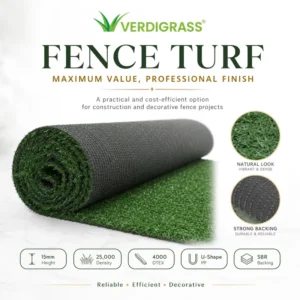 Durable Artificial Grass Privacy Screen Panel 15mm Soft for Outdoor Garden Fence UV Protected Fire Retardant Long Lasting