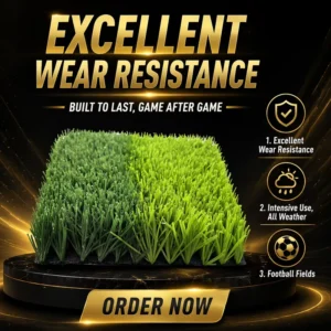 Durable Artificial Turf for Athletic Fields and Multi-Sport Applications