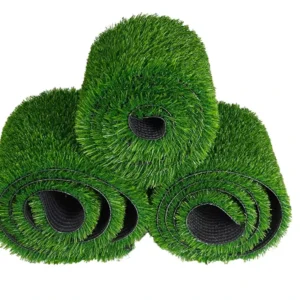 Durable Customizable Artificial Grass Turf PP+PE Material 5 Year Lifetime Waterproof Fireproof Fade Wear Resistant Custom Color