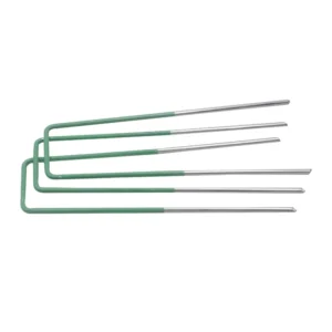 Durable Green Garden Staples U Shape Pegs Lawn Nails for Fixing Artificial Turf Nail
