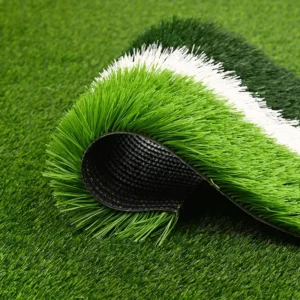Durable Outdoor Artificial Football Grass 50mm Thick Double Sided Adhesive Waterproof Eco Synthetic Turf 6-Year
