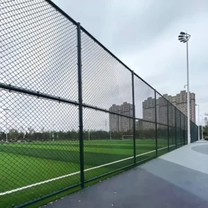 Durable Zinc Coated Steel Panoramic Five-A-Side Soccer Cage 2.5mm 4.0mm Thickness Waterproof Sports Court Equipment