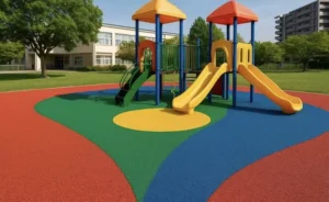 EPDM Rubber Granules Plastic Colorful for Kindergarten Children’s Playground Indoor Outdoor Use