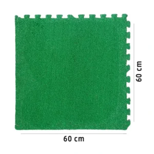 EVA Thermal and Sound Insulation Exercise Mat with Artificial Grass Carpet