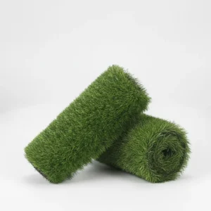 Eco-Friendly 40 mm Plastic Artificial Grass High-Density Fireproof Synthetic Turf Green