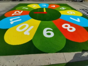 Eco Friendly Durable Customized Artificial Grass for Kindergarten