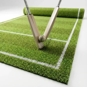 Eco-Friendly High-Density 50mm Artificial Turf for Indoor Cricket Practice Pitches with Anti-Slip Drainage