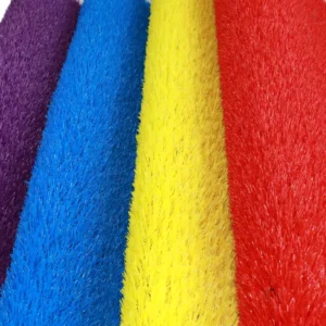 Eco-Friendly Indoor Outdoor Artificial Turf Carpet 20mm Durable Synthetic Rainbow Lawn Grass for Kindergarten Amusement Parks