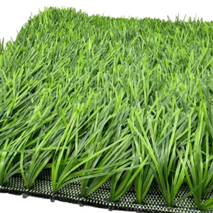 Eco-Friendly UV-Resistant 60mm Non-Toxic Artificial Grass for Garden Landscaping with Drainage Holes