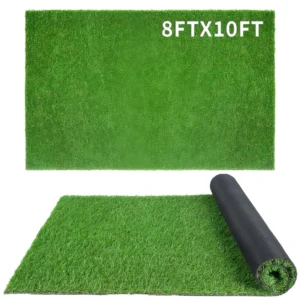 Eco-friendly Waterproof Soft Artificial Turf for 5-a-side Indoor Soccer, Landscaping, and Backyard Use with Hybrid Design