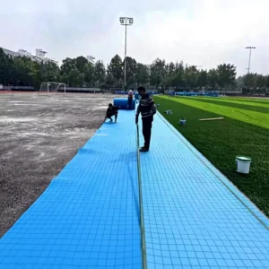 Excellent Drainage UV Resistant Football Field Shock Pad Durable Underpadding for Synthetic Turf Projects