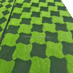 Factory 25mm 3D Patterned Synthetic Turf Artificial Grass for Garden Decoration