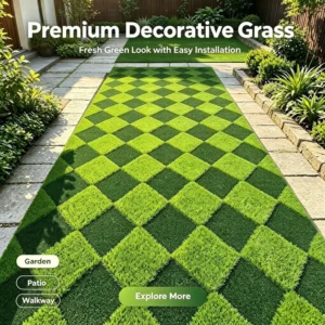 Factory 25mm 3D Patterned UV Resistance Synthetic Turf Lawn Artificial Grass For Garden Decoration
