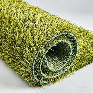 Factory Custom No-Filling Woven Artificial Grass Carpet Low Maintenance Synthetic Lawn Turf for Football Field