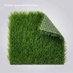 Factory Custom Waterproof Hybrid Grass Turf Kids Safe Anti-Slide Synthetic Lawn Carpet for Roof Balcony