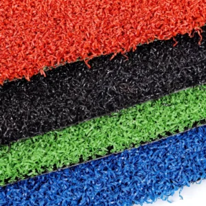 Factory Customize Plastic Artificial Grass Turf High Density Fireproof Polyester Filled for Fitness Events