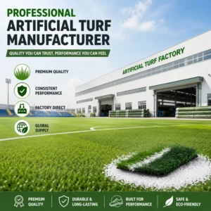 Factory Direct Football Artificial Grass for Soccer Field with Rubber Infill for University Stadium & Sports Park