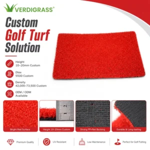 Factory Direct Golf Turf Roll Artificial Putting Green Grass Custom Size OEM