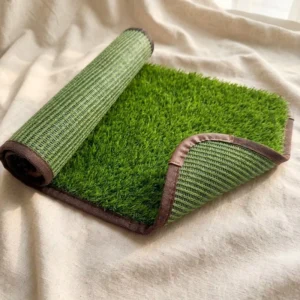 Factory Direct Woven Artificial Grass Mat for Dogs No Glue Synthetic Pet Turf for Balcony Potty Training