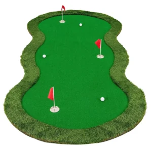 Factory Golf Putting Portable Large Size Artificial Turf Putting Green OEM Customized Golf Training Mat Set