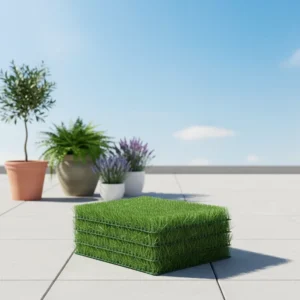 Factory High Quality Durable Fireproof Eco-Friendly Plastic Artificial Grass Synthetic Turf Green Natural Soft Use Garden