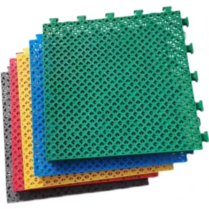 Factory Sale PP Material Backyard Sport Court Floor Tiles Outdoor Plastic Flooring Mat Basketball Tennis Badminton Court