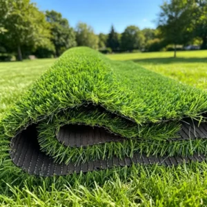 Fireproof Green Artificial Turf Lawn Carpet for Kindergarten Garden Indoor and Outdoor Enclosure