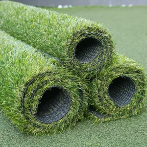 Flame Retardant 25mm 35mm Realistic Artificial Turf Grass Mat for Garden Indoor Outdoor Anti Aging Artificial Grass