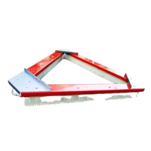 Football Court Lawn Accessories Triangular Turf Brush With Wood and Nylons Board