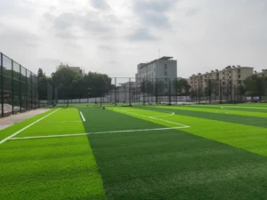 Football Field Artificial Grass Synthetic Turf with Infill Sand and Rubber Particles