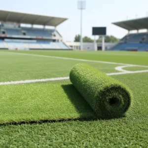 Football Field Artificial Grass Turf with Artificial Green Grass Plant Wall Decoration