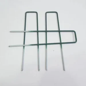Galvanized Steel U Shape Turf Pins Artificial Grass Fixing Stakes for Landscape Installation Turf Pins Turf Staples