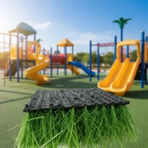 Garden Landscaping Artificial Turf 40mm Waterproof Fireproof Eco-Friendly Outdoor Lawn Grass