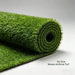 Glue-Free Woven Artificial Grass Real Touch Soft Synthetic Turf 100% Recyclable Lawn for Kids Pets Kindergarten Playground