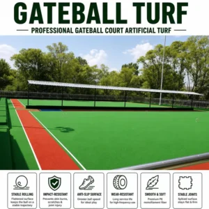 Golf Putting Green Gateball Court Colorful Artificial Grass for Sports Venues Durable