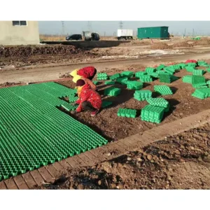 Gravel Grid Recycled Materials 38mm Grass Paver Grid for Landscape for Road Construction Plastic Paddock Grid Horse