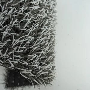 Grayish White Artificial Grass Carpet Soft Synthetic Turf for Garden