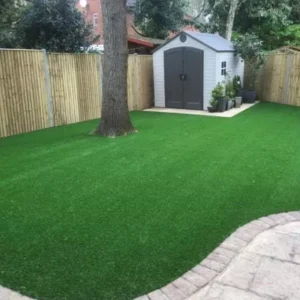 Green Artificial Grass Carpet Turf UV Resistant Synthetic Lawn for Outdoor Landscape