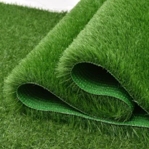 Green Artificial Grass Carpet for Garden Soft Synthetic Turf for Football Grounds