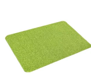 Green Artificial Grass Mat with PP Surface and PVC Backing for Indoor and Outdoor Areas