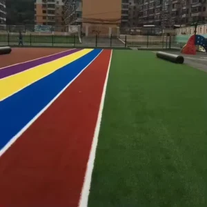 Green Artificial Grass Turf for Garden, Yard and Commercial Use, Anti-Slip Weather-Resistant Pet-Friendly
