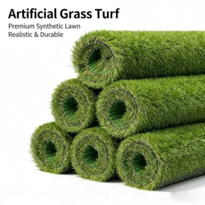 40mm 4-Color Dense Artificial Grass Synthetic Turf for Garden Landscaping
