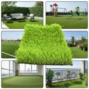 Green Artificial Turf Lawn Carpet for Football and Soccer Fields