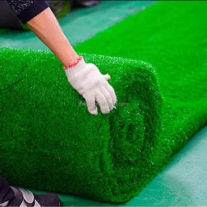 Green High-Density Anti-UV Synthetic Turf Roll for Outdoor Events