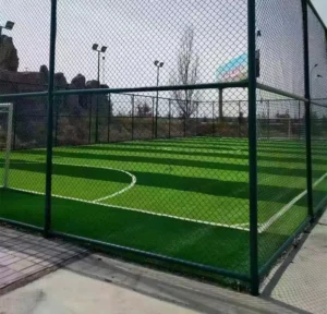 Green PE Filament UV-Resistant Artificial Grass Turf for Futsal, Soccer, Football, and Playgrounds