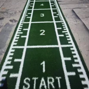 Green Plastic Artificial Grass Carpet for Playground Flooring and Outdoor Enclosures