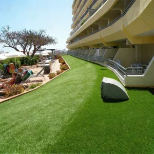 Natural Look 52mm Commercial Artificial Grass Heavy Duty Long-Pile Turf for Parks Playgrounds and Landscaping