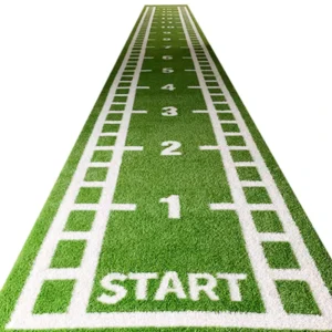 Gym Sled Track Grass Artificial Turf Meter Marked Turf Flooring Turf for Sled Running Track